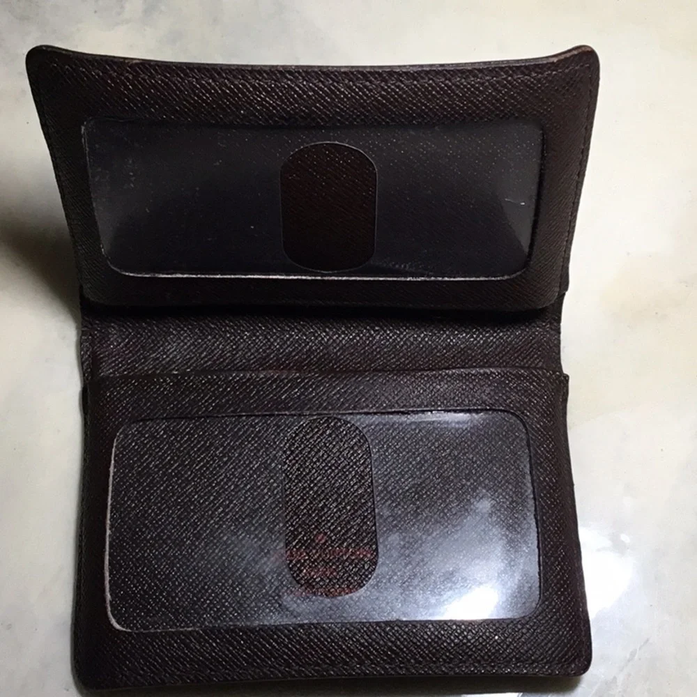 Louis Vuitton Double ID holder Damier Ebene